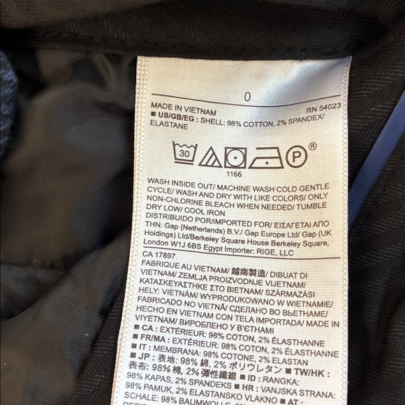 Banana Republic Pants, Jackson Fit; Dark Purple & Black Houndstooth; Size: 0 - Picture 10 of 12